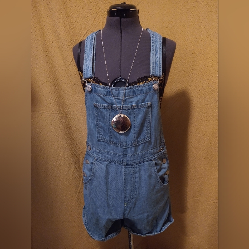 Signature by Levi Strauss Blue Jean Short-alls